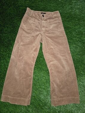 Quince Men's Wide-Leg Corduroy Pants in Light Brown